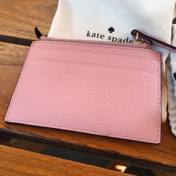 Kate Spade Card Wallet Holder Pink or Black - Picture 5 of 8